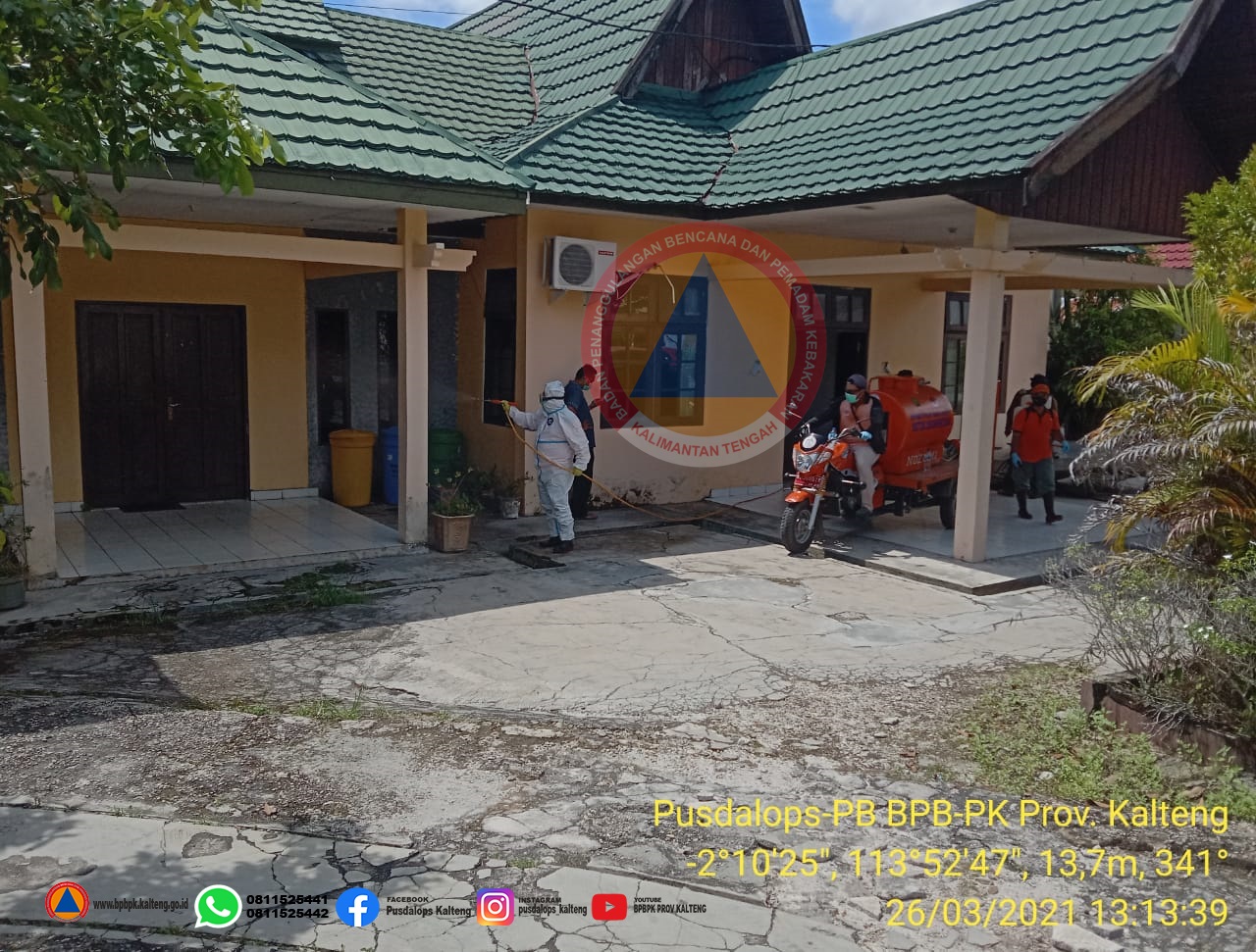 Meminimalisir Penyebaran Covid-19 di Lingkungan Perkantoran dan Pemukiman Warga Kota Palangka Raya