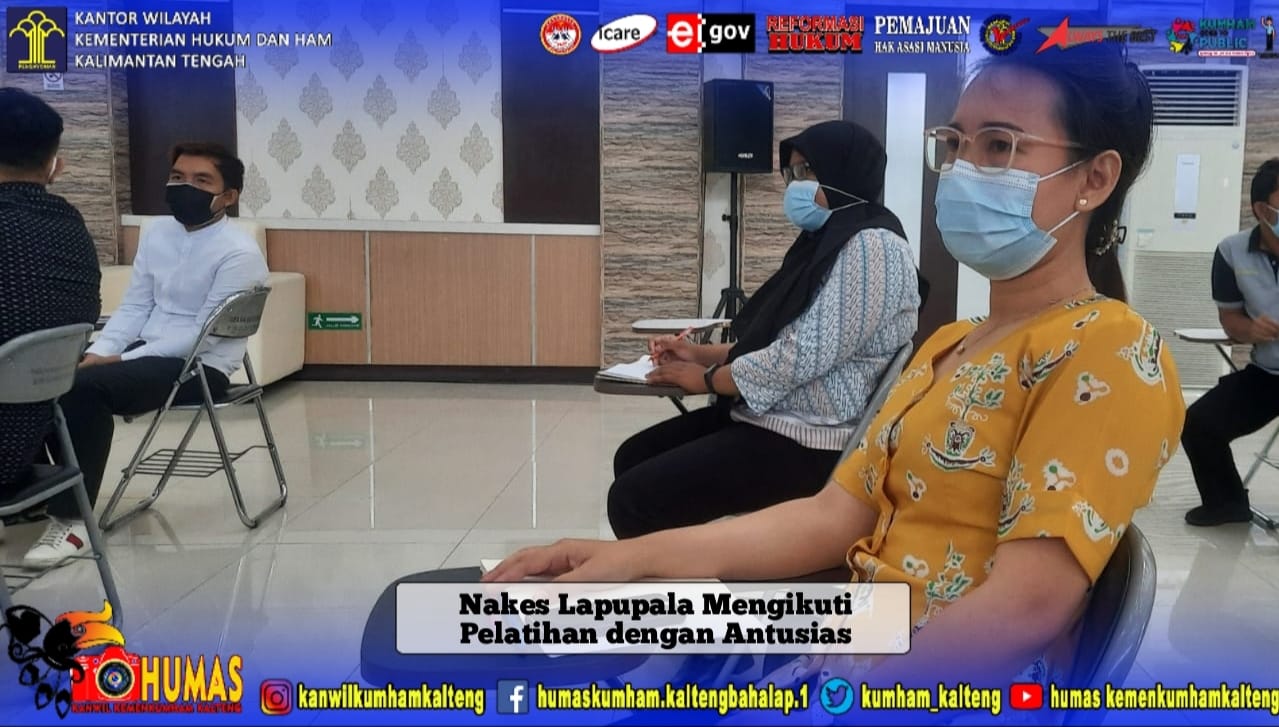 Nakes Lapupala Ikuti Pelatihan Swab Nasofaring dan Orofaring serta Pemakaian APD