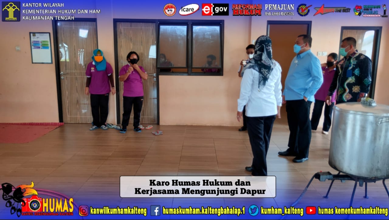 Kunjungan Kepala Biro Humas Hukum dan Kerja Sama Sekjen Kemenkumham RI ke LPP Kelas II A Palangka Raya