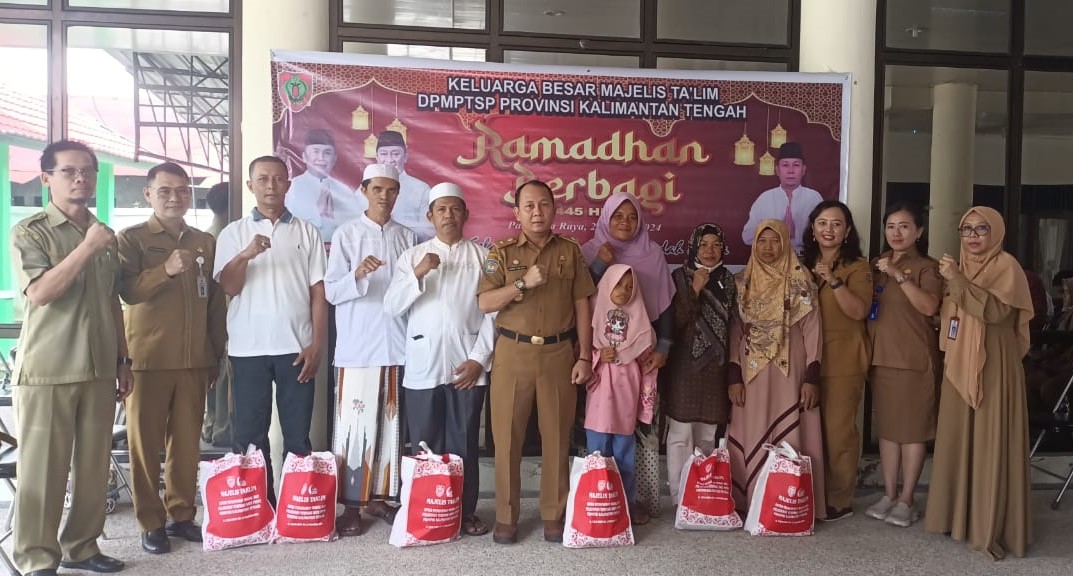 Majelis Taklim DPMPTSP Prov. Kalteng Kembali Laksanakan Program Ramadan Berbagi