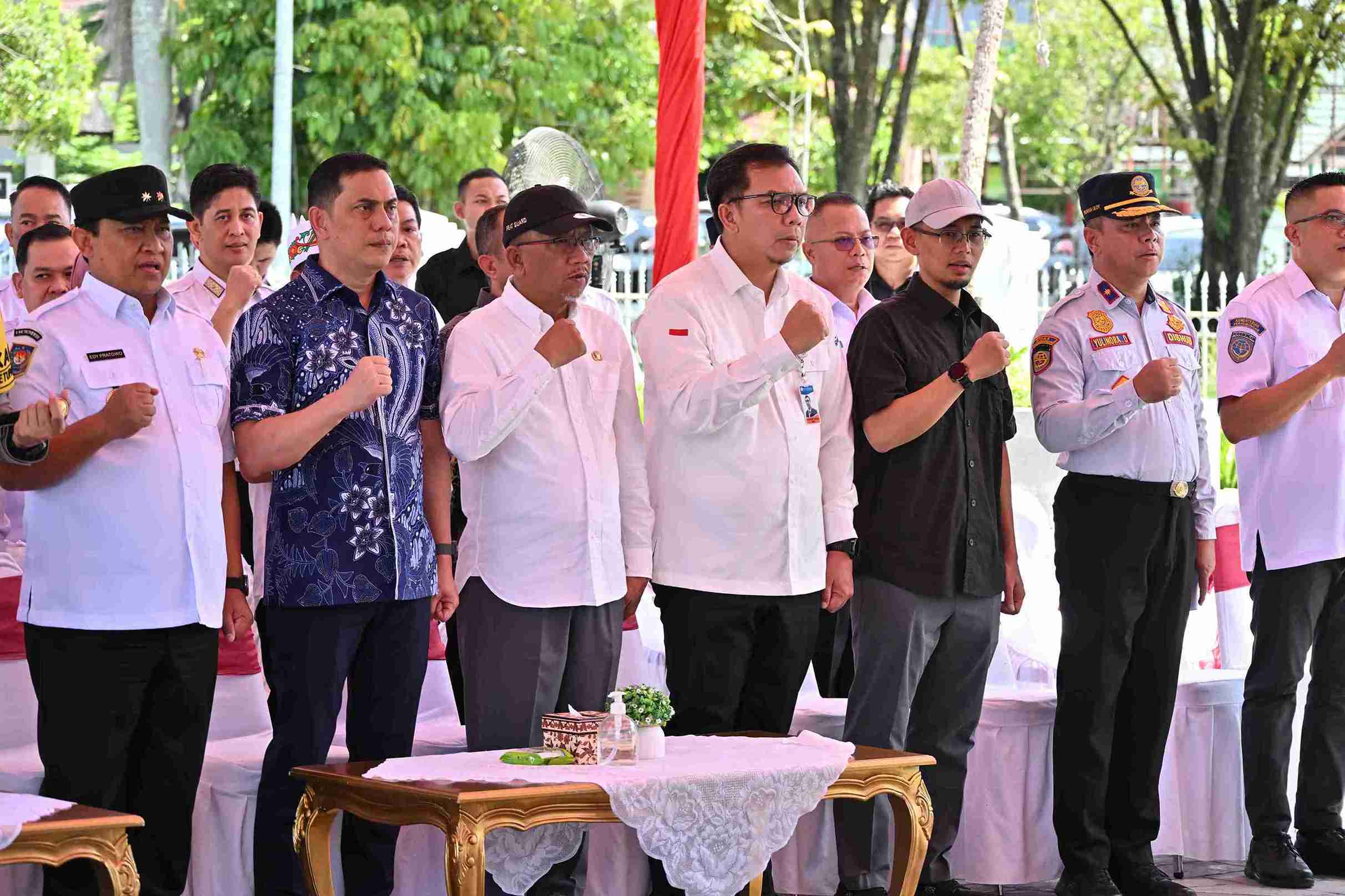 Kadishub Prov. Kalteng Turut Hadiri Pelepasan Angkutan Mudik Gratis, Harapkan Perjalanan Mudik Aman dan Nyaman