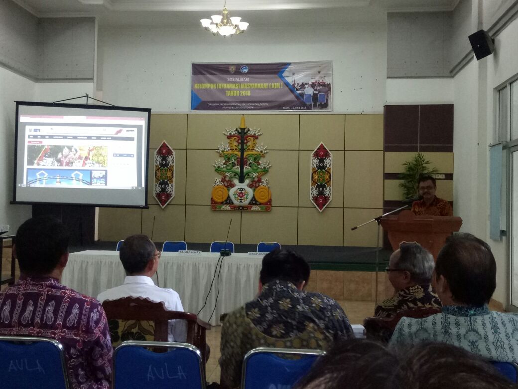 Diskominfo Kota Palangka Raya Hadiri Pertemuan ( Komunitas Informasi Masyarakat)KIM 