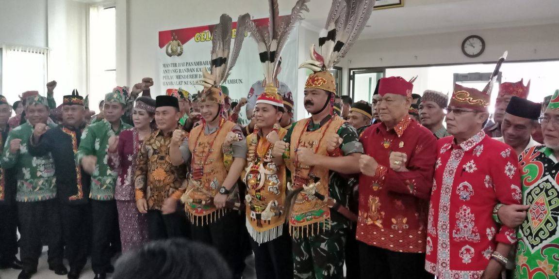 Kapolri dan Panglima TNI Melakukan Kunjungan Kerja di Palangka Raya