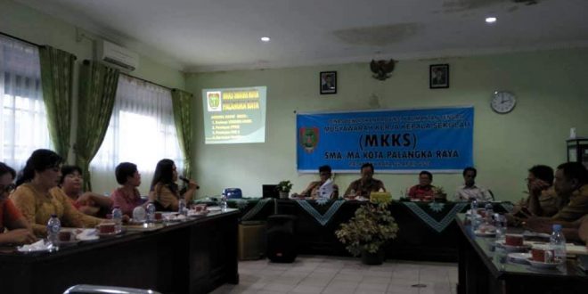 MKKS SMA/MA Kota Palangka Raya Bahas 4 Agenda Penting