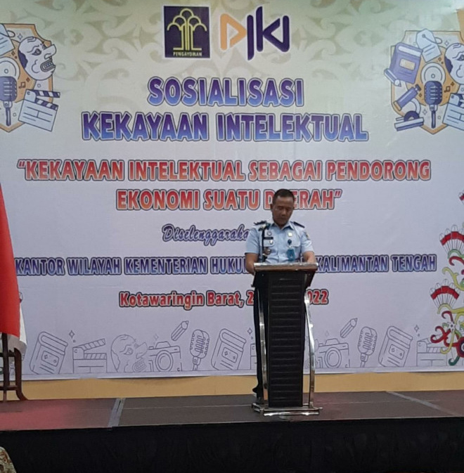 Pelaku Ekonomi Kreatif Sektor Pariwisata di Kobar Ikuti Sosialisasi Kekayaan Intelektual