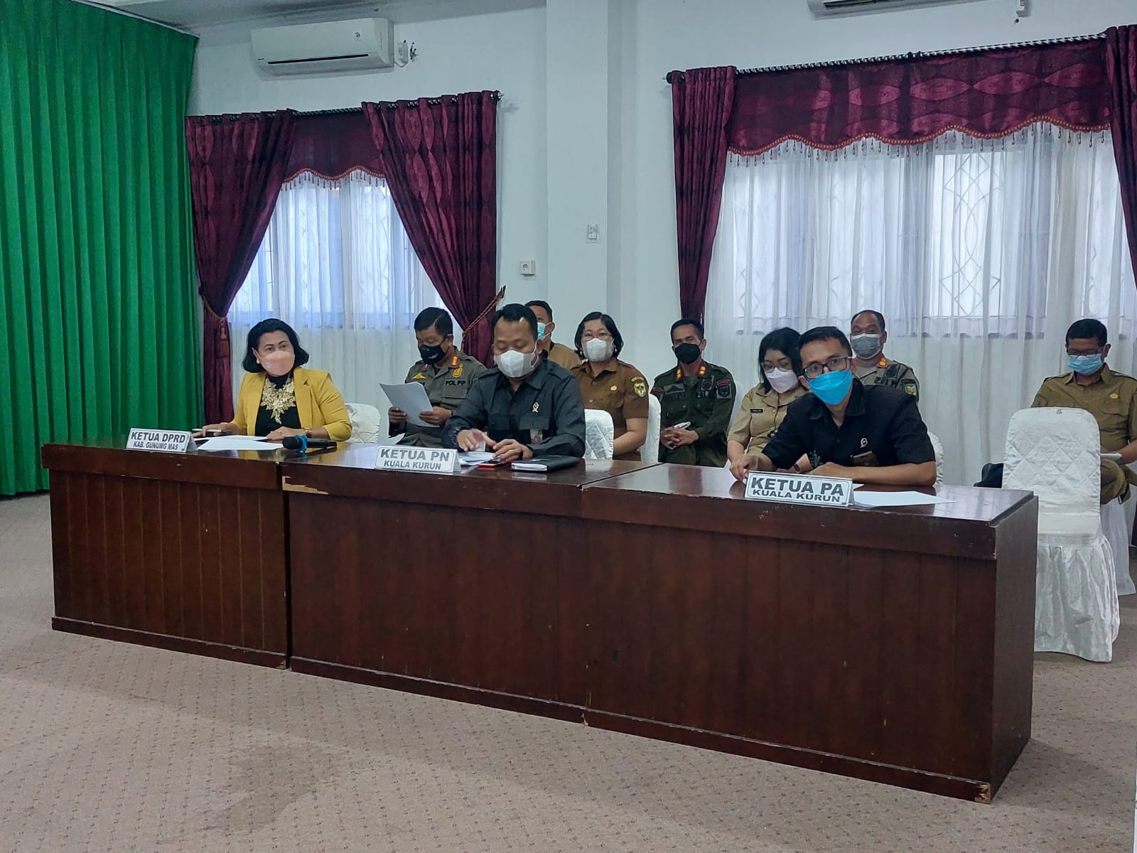 Pemkab Gumas Gelar Rapat Persiapan HUT Gumas ke-20 Tahun
