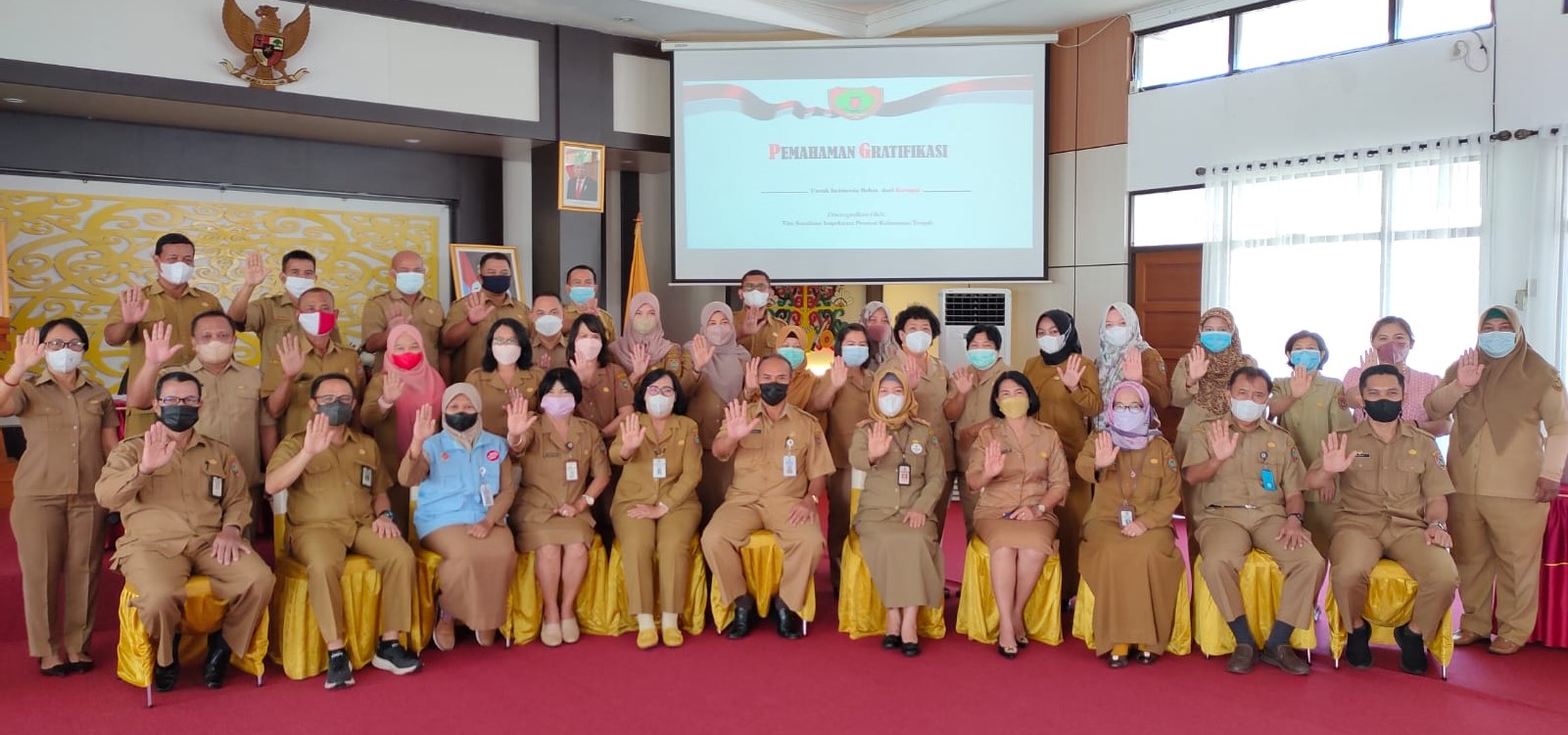 BPSDM Prov. Kalteng Ikuti Sosialisasi Pedoman Pengendalian Gratifikasi di Lingkungan Pemprov Kalteng