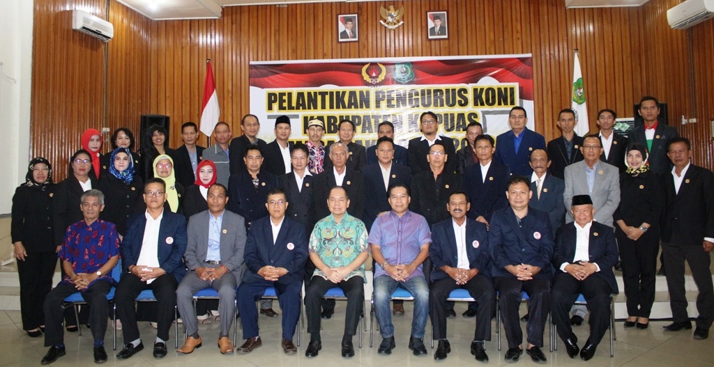 Bupati Hadiri Pelantikan Pengurus KONI Kapuas