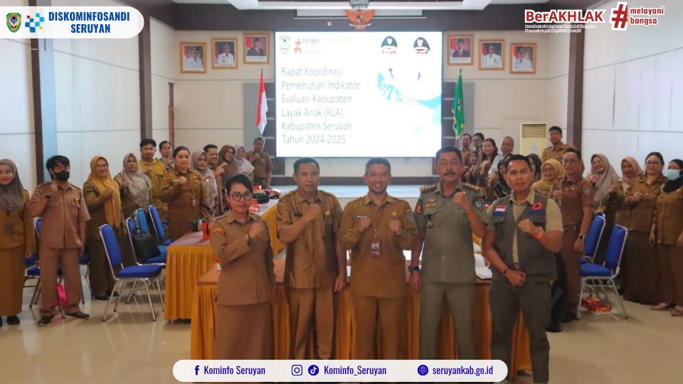 Rapat Koordinasi Evaluasi KLA, Pemkab Seruyan Perkuat Sinergi Lintas Sektor