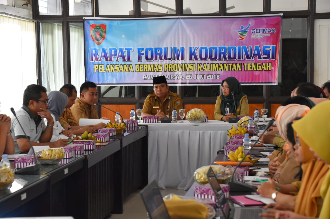 Pembukaan Rapat Forum Koordinasi Pelaksana Germas Prov. Kalteng