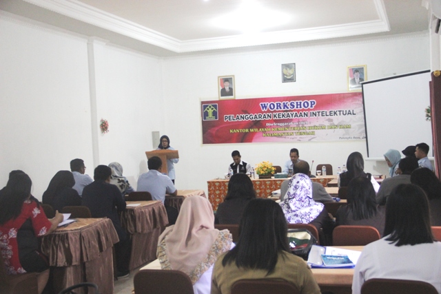 Kemenkumham Kalteng Laksanakan Workshop Pelanggaran Kekayaan Intelektual