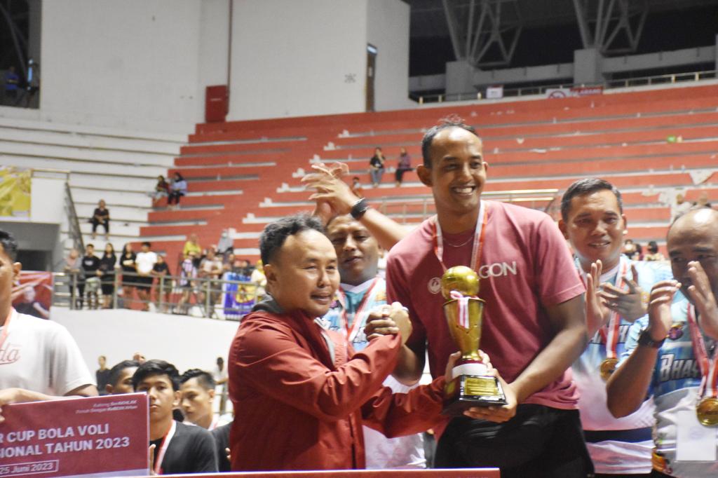 Gubernur Kalteng Sugianto Sabran Tutup Kejurnas Bola Voli Gubernur Cup Tahun 2023