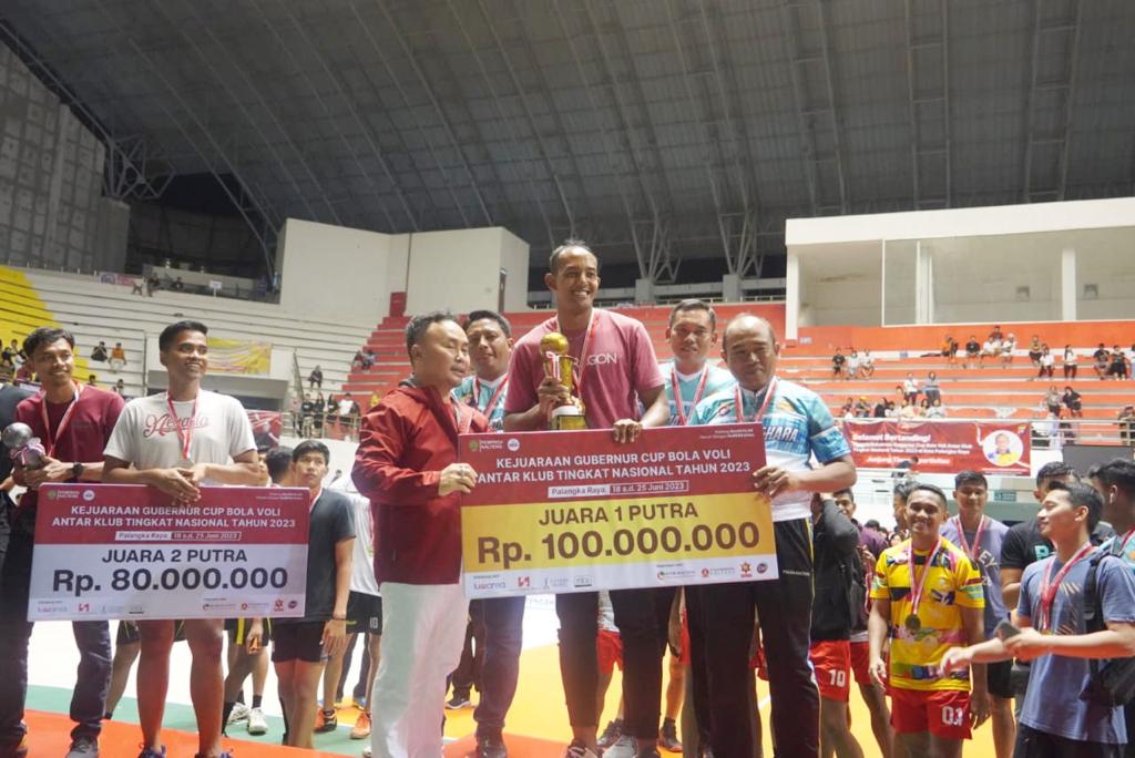 Gubernur Kalteng Sugianto Sabran Tutup Kejurnas Bola Voli Gubernur Cup Tahun 2023
