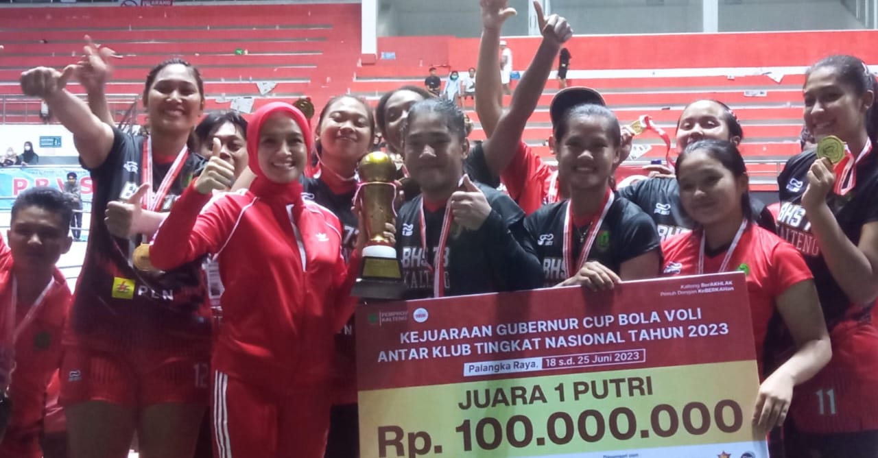 Gubernur Kalteng Sugianto Sabran Tutup Kejurnas Bola Voli Gubernur Cup Tahun 2023