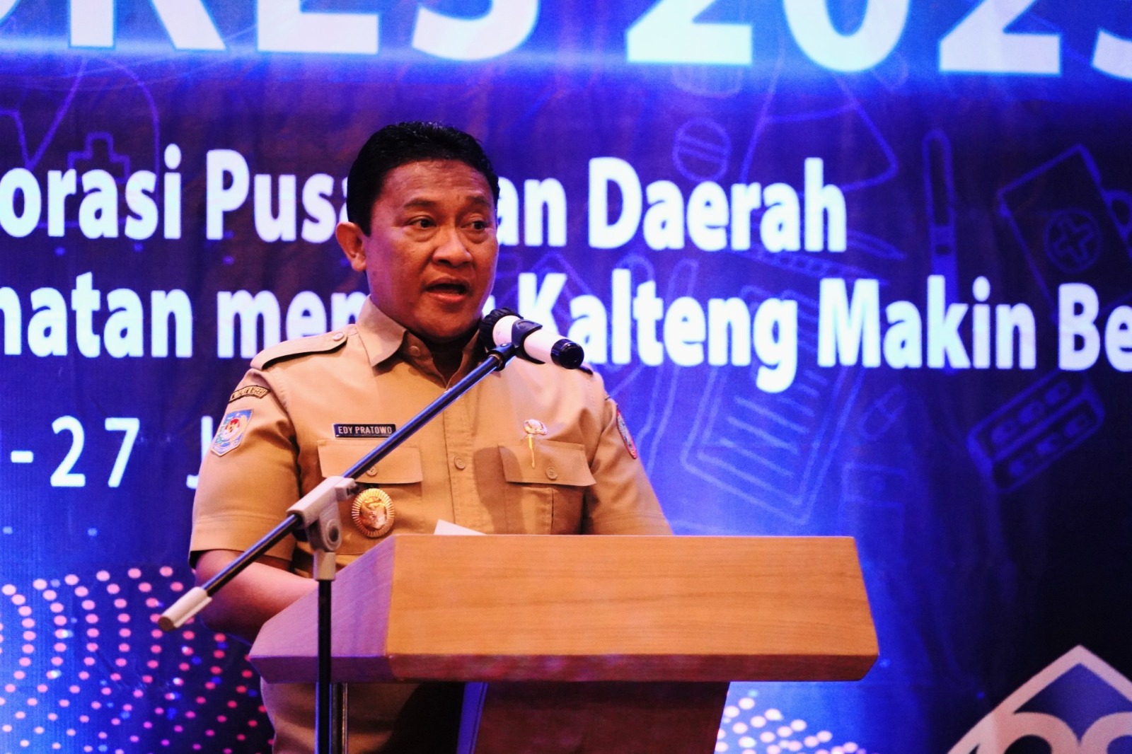 Wagub Edy Pratowo Harapkan Rakerbidkes Dorong Pembangunan Kesehatan di Kalteng dan Nasional 