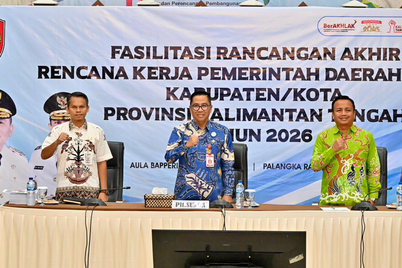 BAPPERIDA Kalteng Gelar Fasilitasi Rancangan Akhir RKPD Kabupaten/Kota Tahun 2026