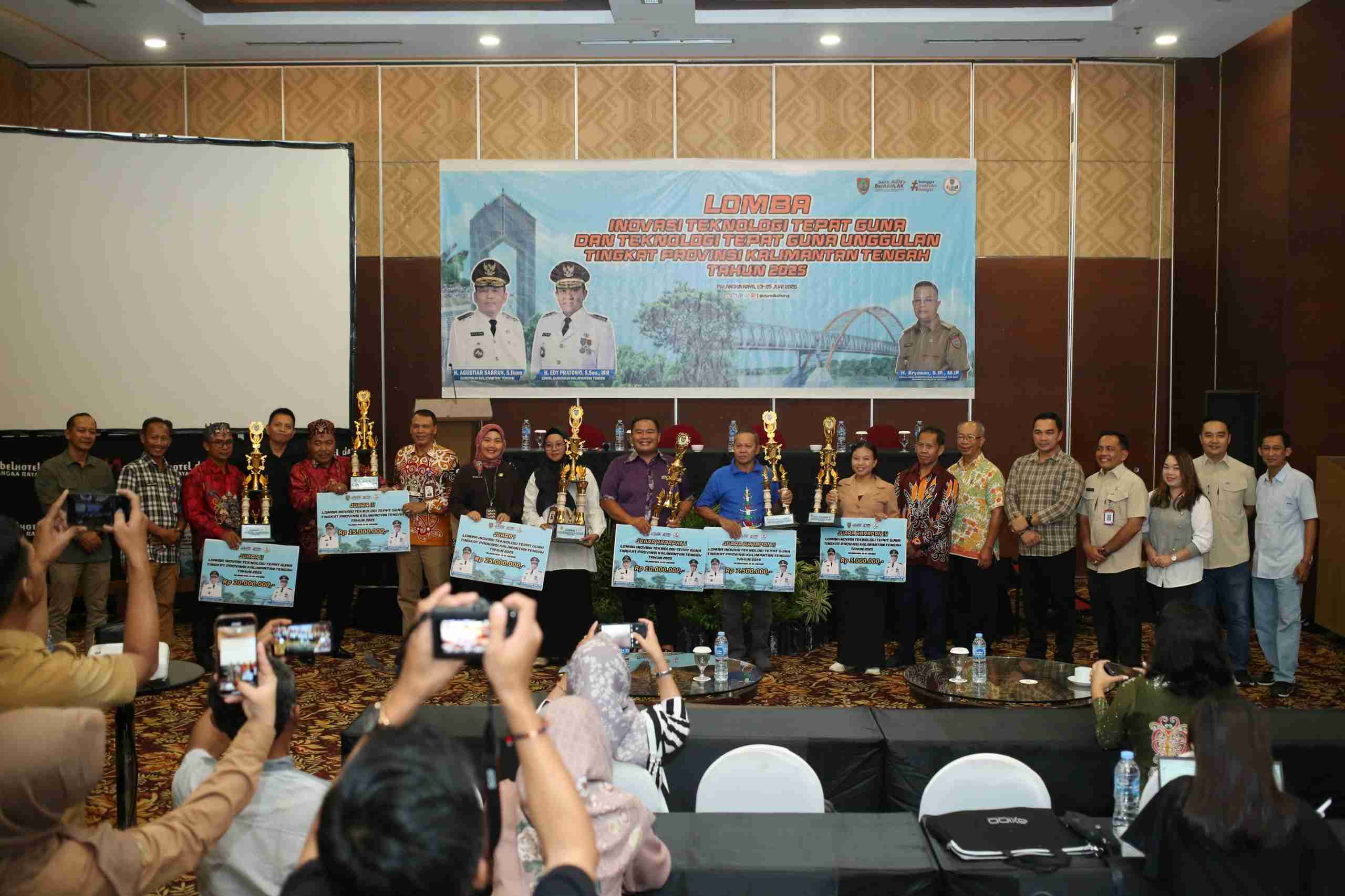 Kabupaten Lamandau dan Kabupaten Kapuas Berhasil Raih Peringkat Pertama Lomba Inovasi TTG dan TTG Unggulan Tingkat Prov. Kalteng Tahun 2025