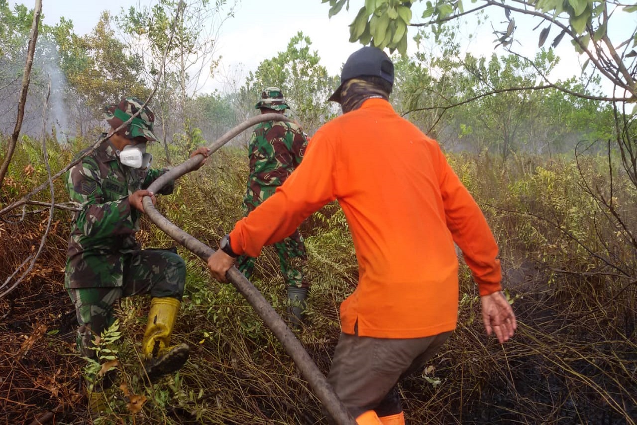 Personel Gabungan Dikerahkan Padamkan Karhutla