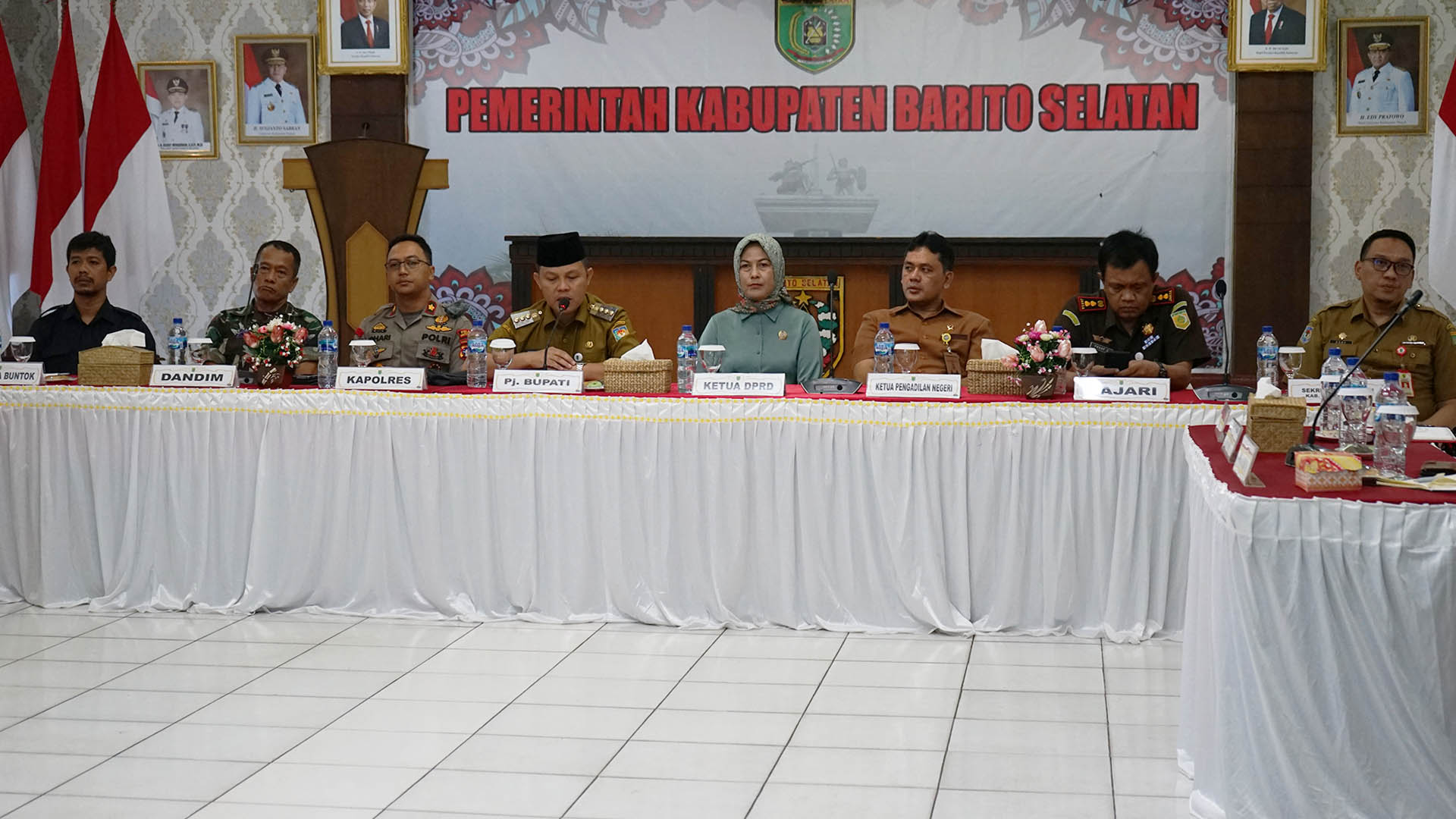 Pemkab Barsel Gelar Rakor Terkait Karhutla dan Inflasi Daerah