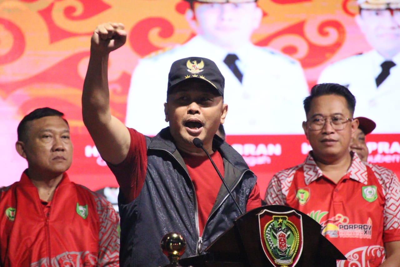 Gubernur Sugianto Sabran Buka PORPROV XII Kalimantan Tengah