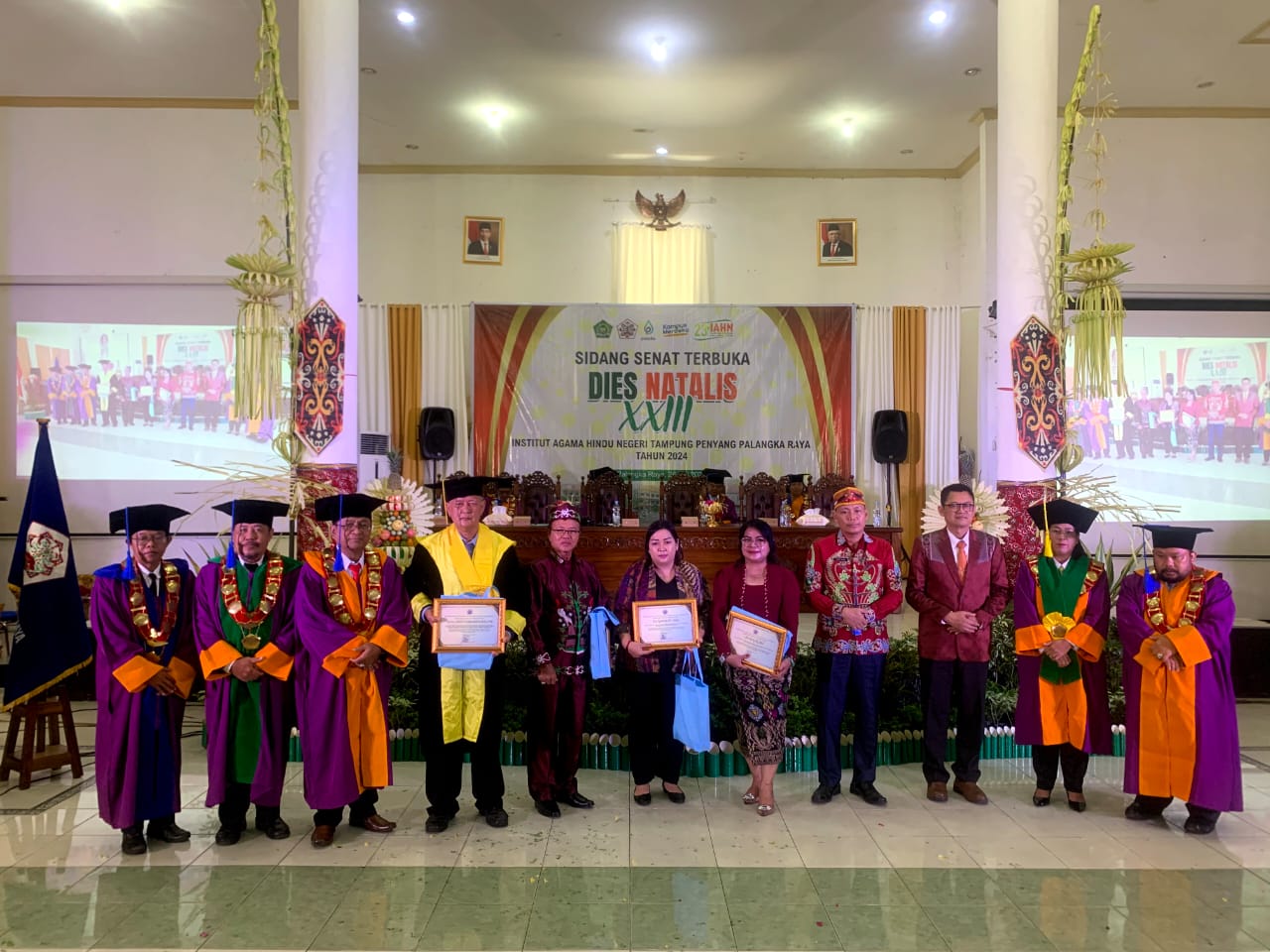 Hadiri Dies Natalis ke-23, Yuas Elko Harapkan IAHN-TP Palangka Raya sebagai Perguruan Tinggi Berbasis Budaya Berkearifan Lokal Kalteng