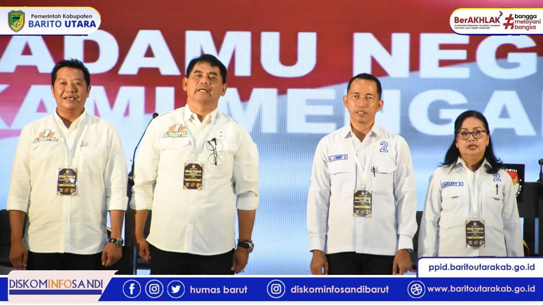 Pemkab Barito Utara Hadiri Debat Publik Pasangan Calon Bupati Barito Utara dalam Tahapan PSU 2025