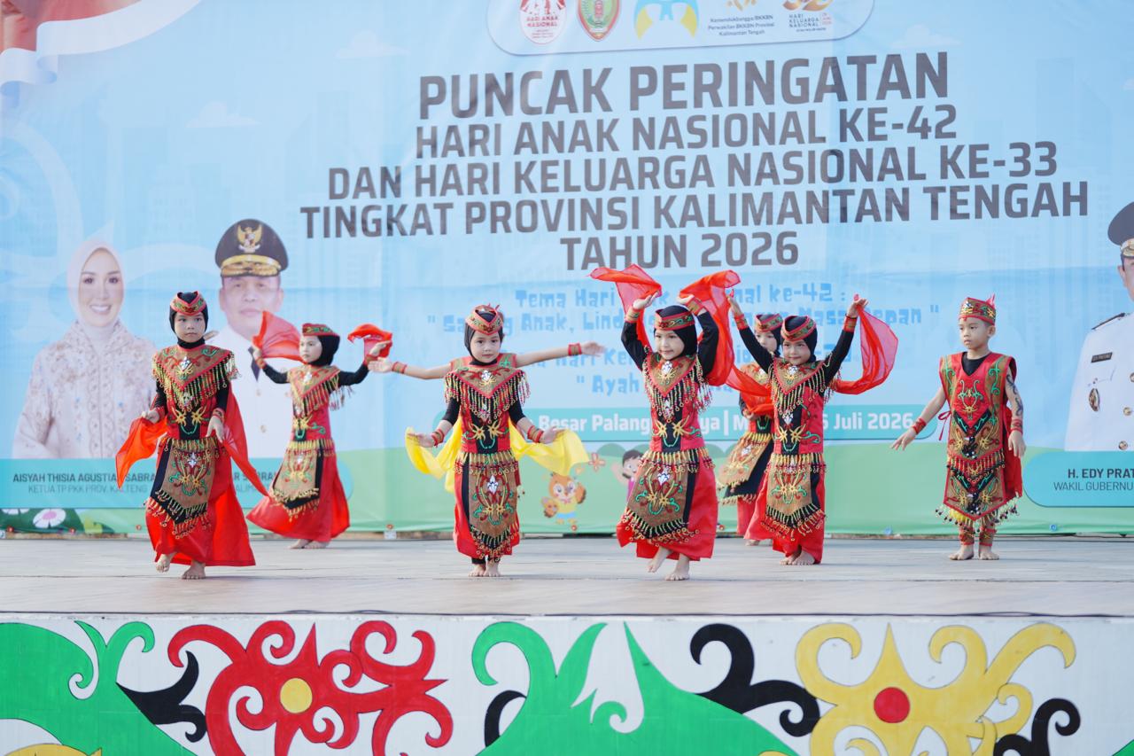 Peringati HAN dan HARGANAS 2026, Pemprov Kalteng Perkuat Sinergi Perlindungan Anak dan Ketahanan Keluarga