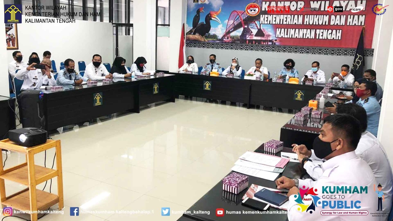 Persiapan Penguatan Pembangunan Zona Integritas Menuju Wilayah Bebas Dari Korupsi Kanwil Kalteng (WBK)