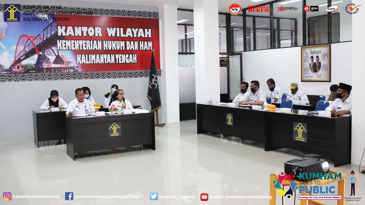 Rapat Evaluasi Dan Persiapan Penyampaian Data Kabupaten/Kota Peduli HAM