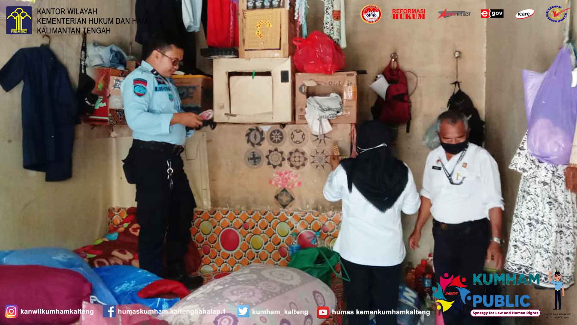 Rutan Buntok Laksanakan Razia Rutin Kamar Hunian WBP