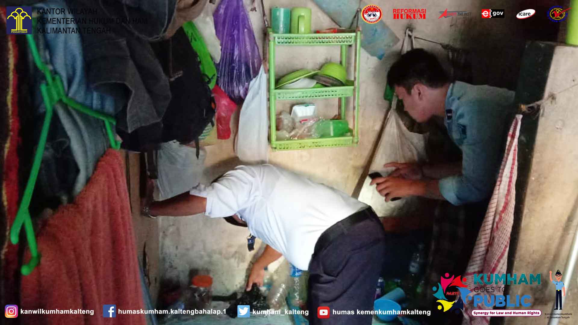 Rutan Buntok Laksanakan Razia Rutin Kamar Hunian WBP