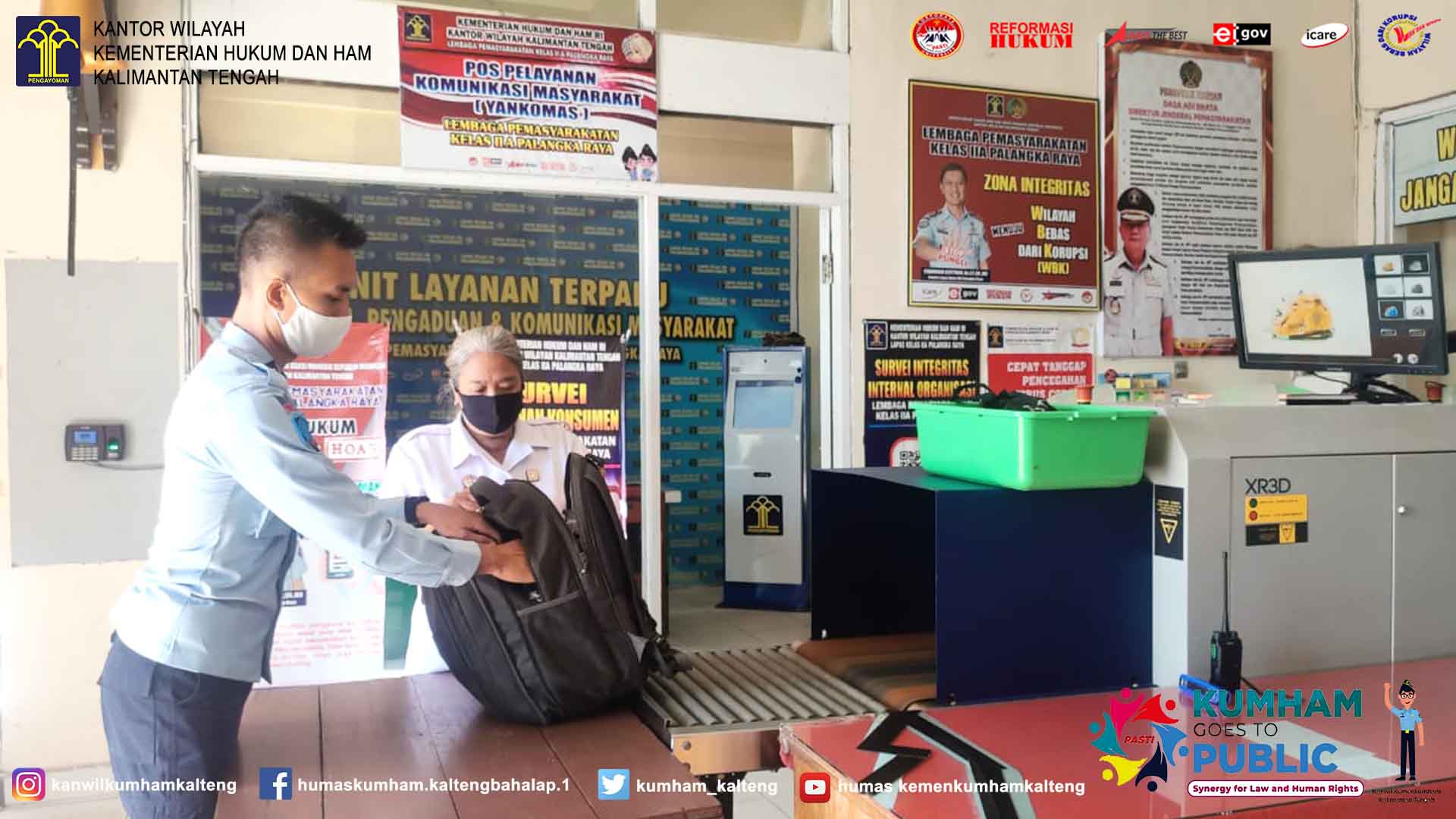 New Normal, Lapas Palangka Raya Kembali Terima 26 Narapidana Baru Dari Rutan Palangka Raya