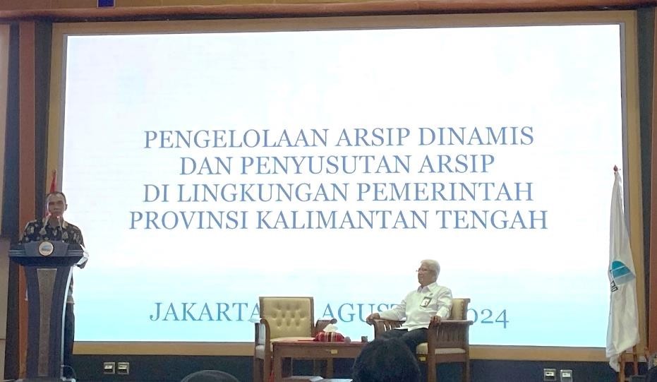 Inspektorat Prov. Kalteng Ikuti Bimtek Pengelolaan Arsip Dinamis dan Penyusutan Arsip Tahun 2024