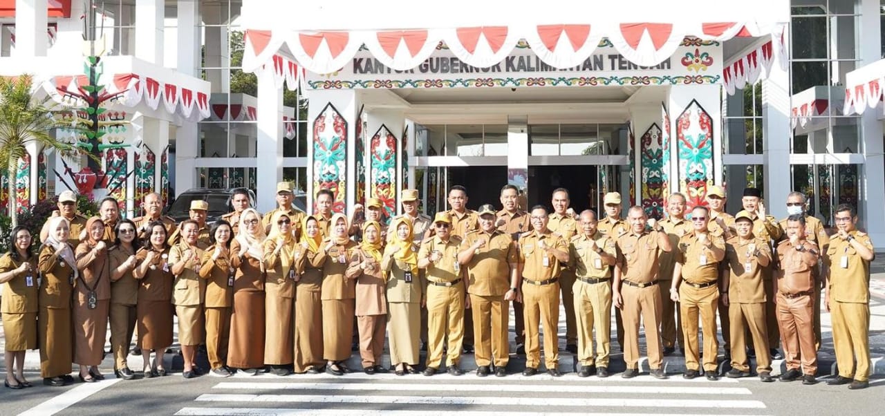 Tingkatkan Disiplin, Kinerja dan Profesionalisme ASN, Pemprov Kalteng Laksanakan Apel Bersama