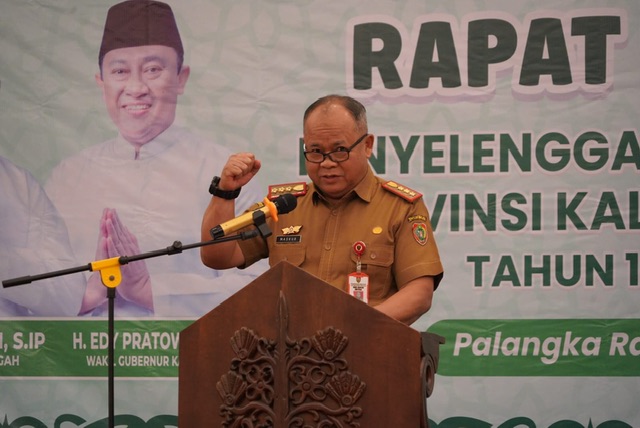 Plh. Asisten Pemkesra Maskur Buka Rapat Evaluasi Penyelenggaraan Ibadah Haji Tahun 1446 H/ 2024 M