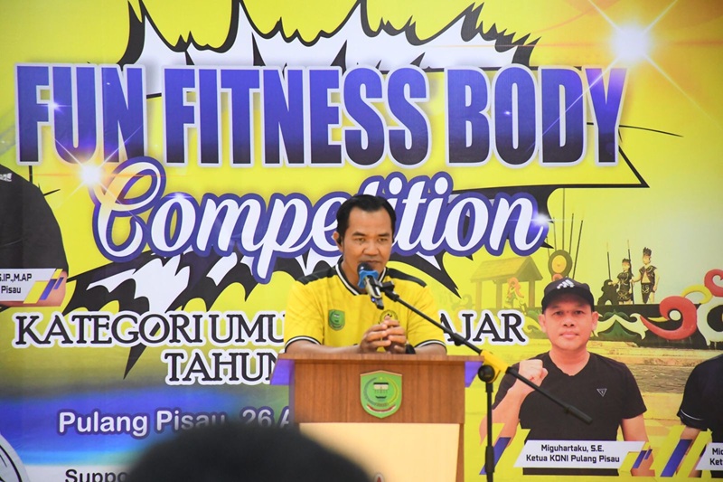 Bupati Pulang Pisau Apresiasi Fun Fitness Body Competition 2025
