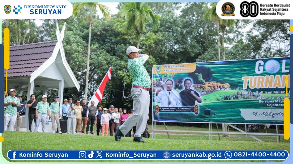 Bupati Seruyan Tutup Turnamen Golf HUT ke-23 Seruyan, Ajang Silaturahmi dan Promosi Potensi Daerah