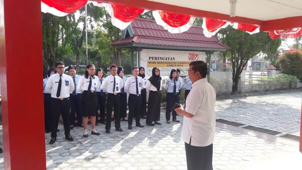 Kakanwil Kemenkumham Kalteng Minta Bapas Palangka Raya Menjadi Team Work Yang Solid Untuk Tujuan Organisasi