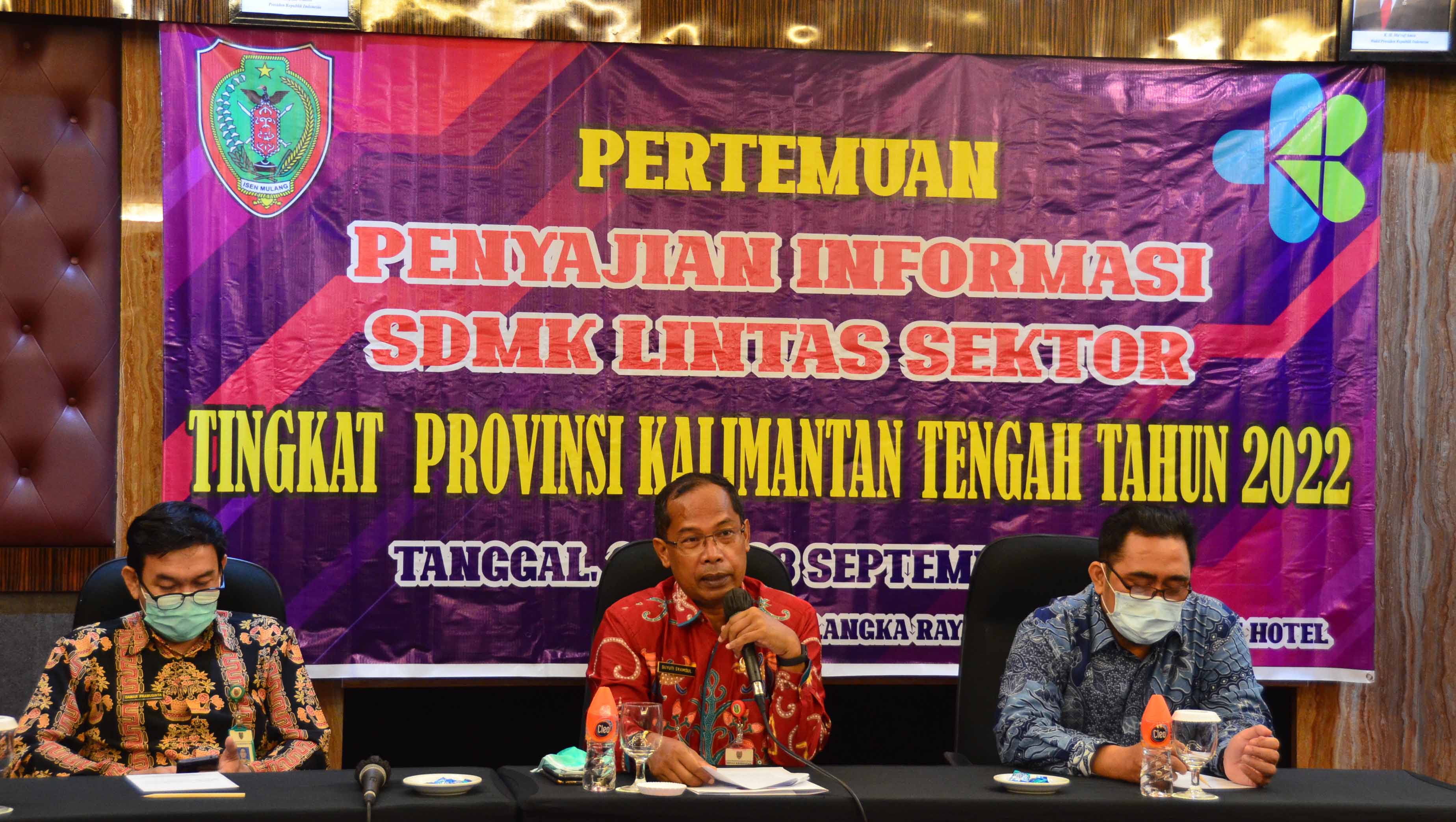 Dinkes Prov. Kalteng adakan Pertemuan Penyajian Informasi SDMK Lintas Sektor Tingkat Provinsi Kalimantan Tengah Tahun 2022