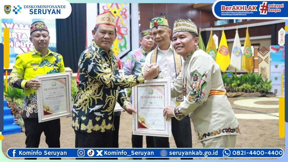 Bupati Seruyan Terima Penghargaan dari Kejaksaan