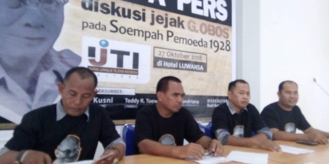 Diskusi Jejak Tokoh G Obos Bersama Wartawan Televisi Kalimatan Tengah