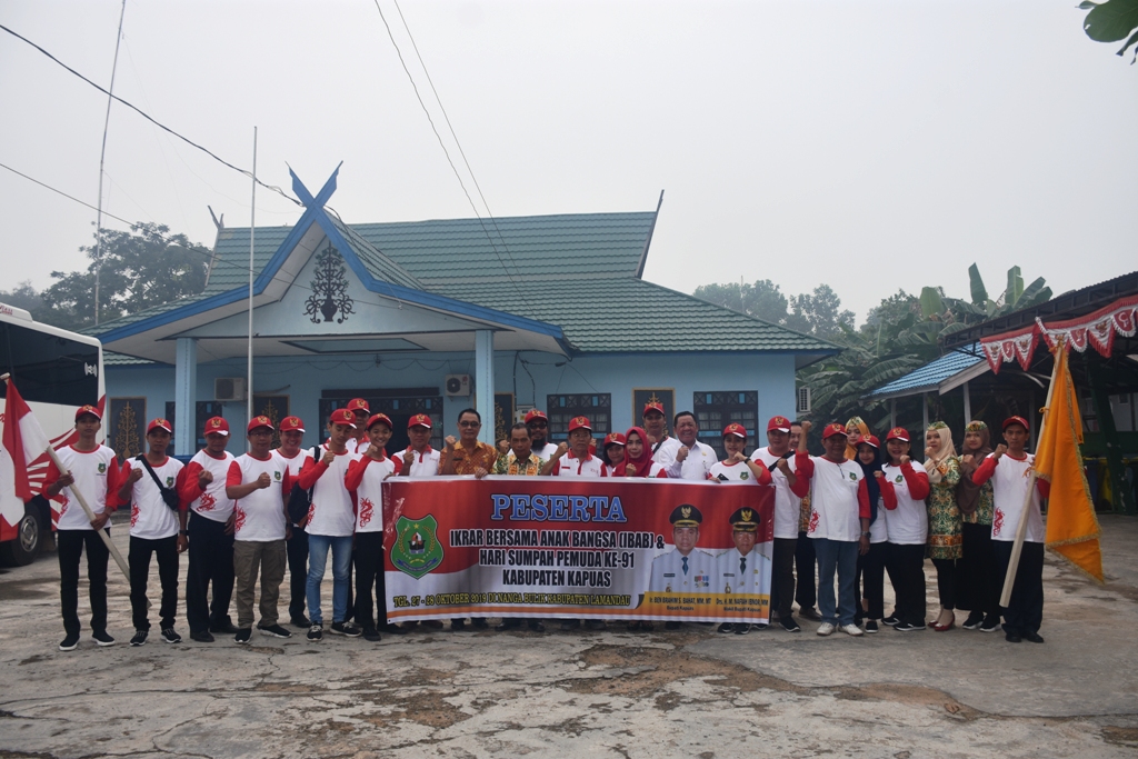 Wabup Lepas Peserta IBAB Ikuti Hari Sumpah Pemuda Ke 91