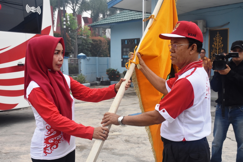 Wabup Lepas Peserta IBAB Ikuti Hari Sumpah Pemuda Ke 91