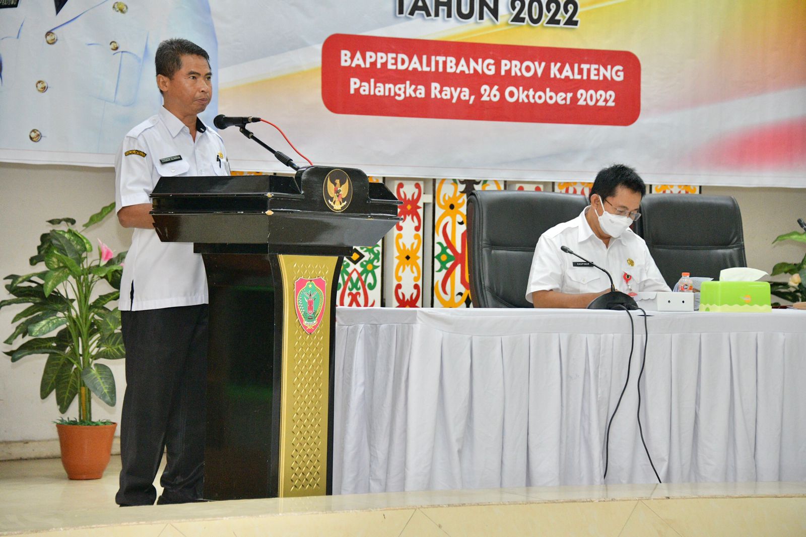 Kepala Bappedalitbang Prov. Kalteng Buka Pra RAKORDALEV Pembangunan Daerah Prov. Kalteng Tahun 2022 