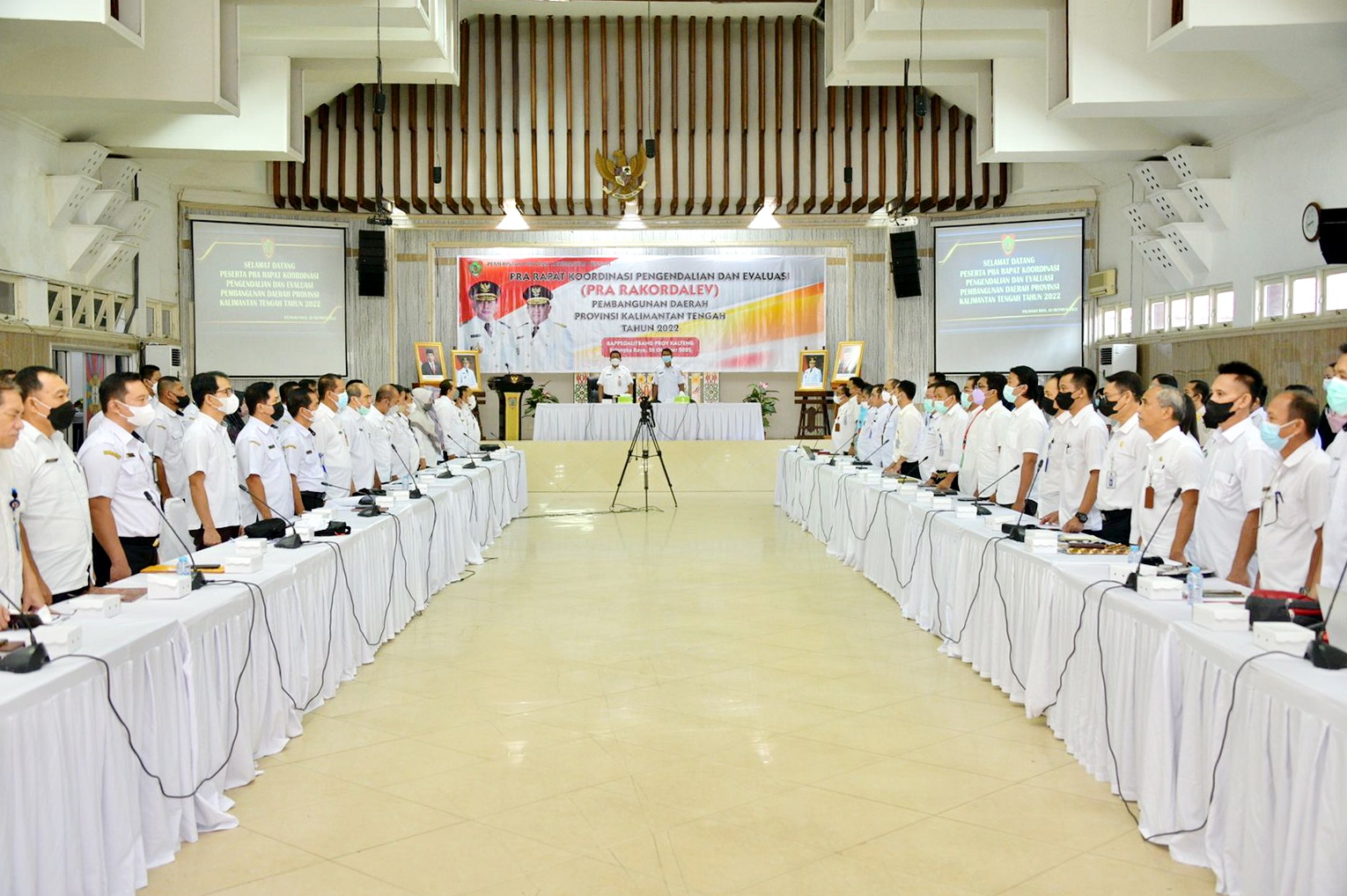 Kepala Bappedalitbang Prov. Kalteng Buka Pra RAKORDALEV Pembangunan Daerah Prov. Kalteng Tahun 2022 