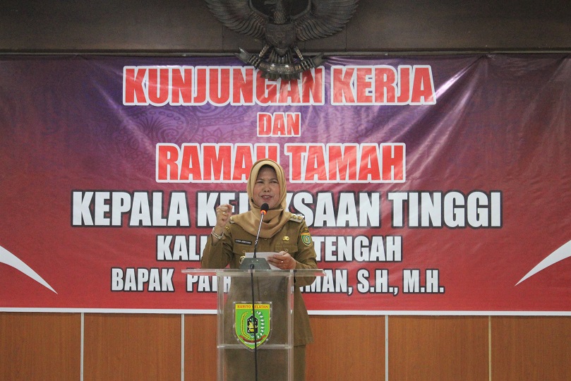 Pj. Bupati Barsel Sambut Kunjungan Kerja Kepala Kejaksaan Tinggi Kalteng