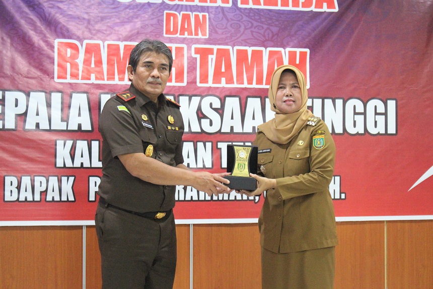 Pj. Bupati Barsel Sambut Kunjungan Kerja Kepala Kejaksaan Tinggi Kalteng