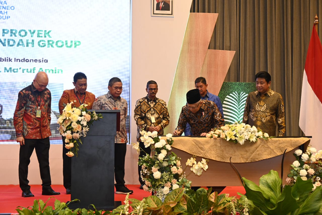 Kunjungi Pangkalan Bun, Wapres Maruf Amin Resmikan Proyek Milik CBI Group