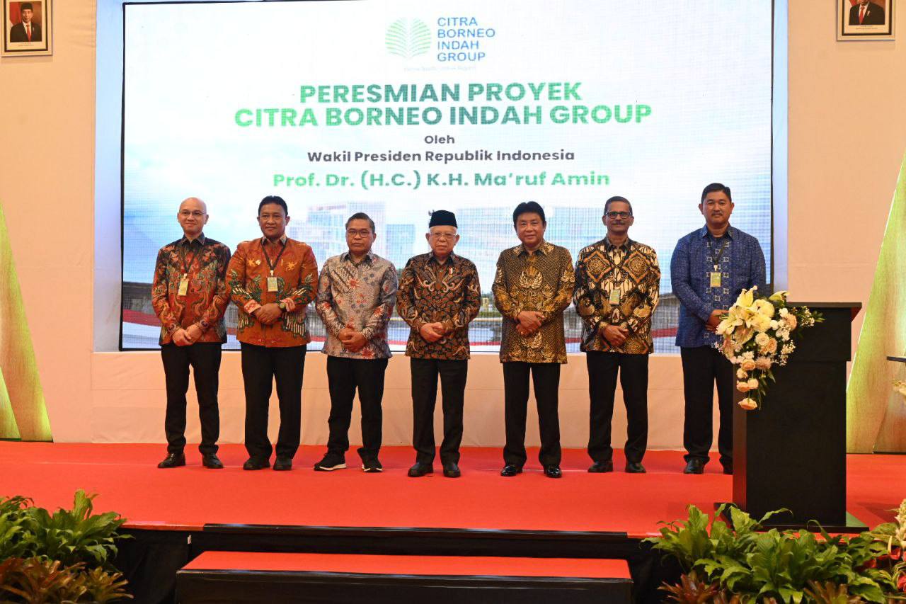 Kunjungi Pangkalan Bun, Wapres Maruf Amin Resmikan Proyek Milik CBI Group