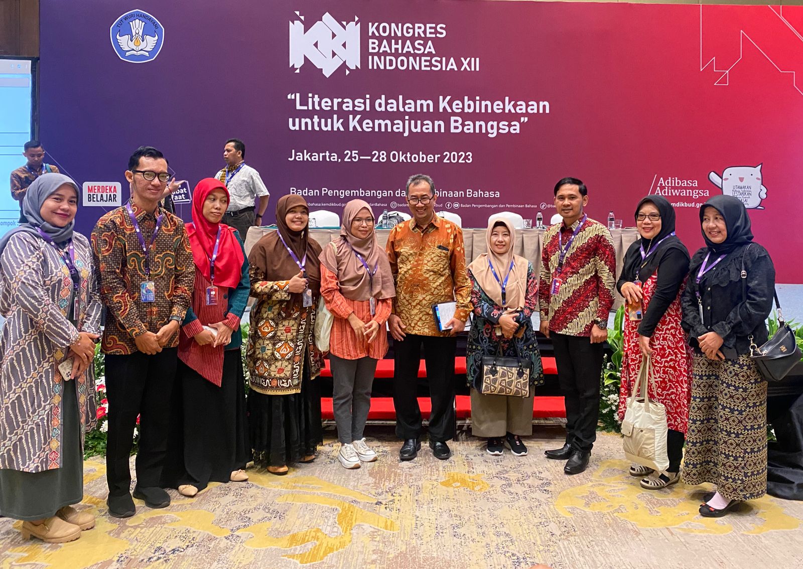 Wakili Gubernur, Plt. Kadisdik Hadiri Acara KBI XII